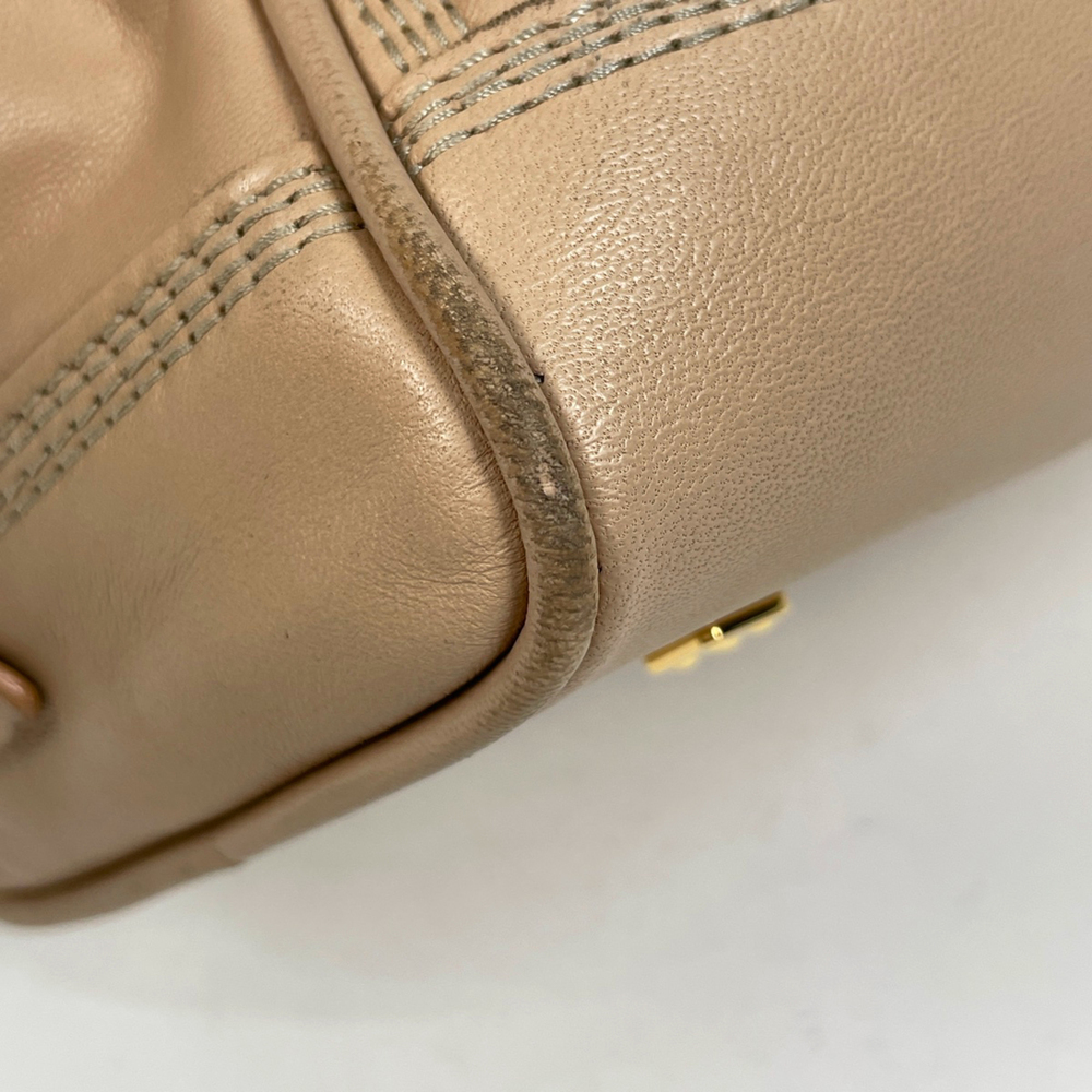 Loewe Amazona 28 Anagram Handbag, Leather, Beige, Women's - Picture 3 of 7